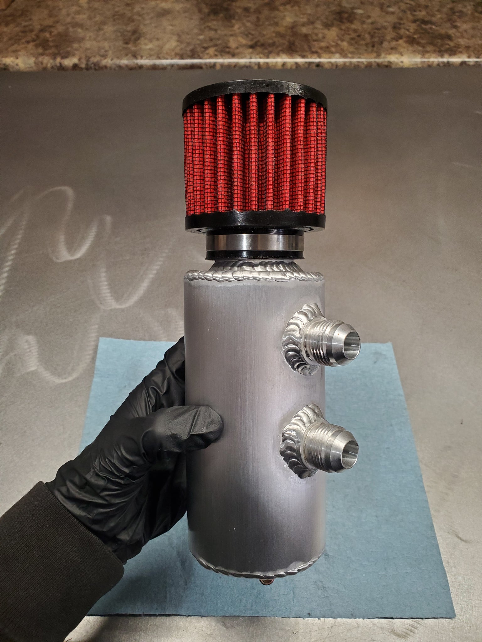 Universal Oil Catch Can Round K2 Fabrication