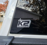 K2 Fab Logo Sticker