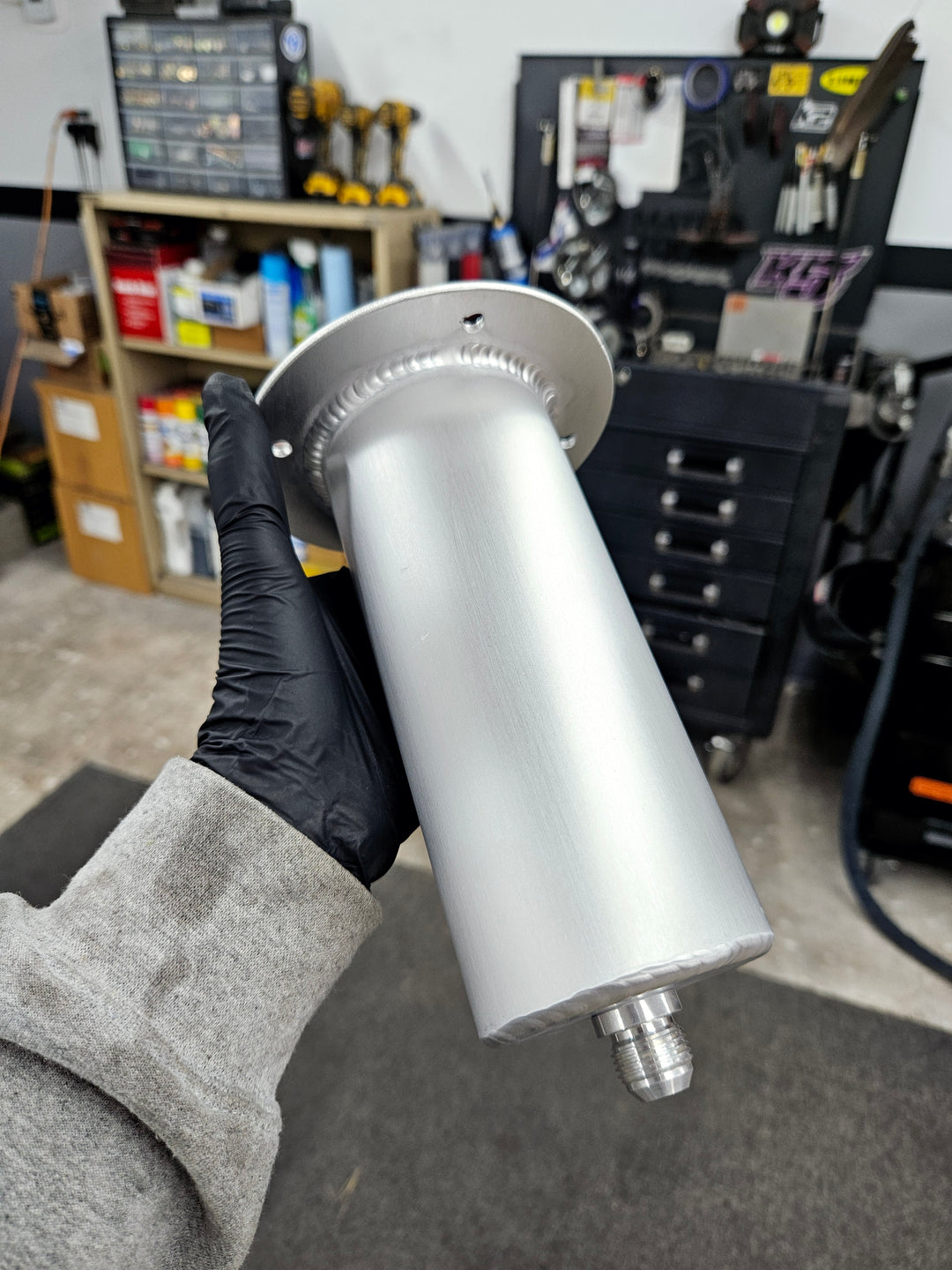 Rear End Gear Lube Remote Fill Tank