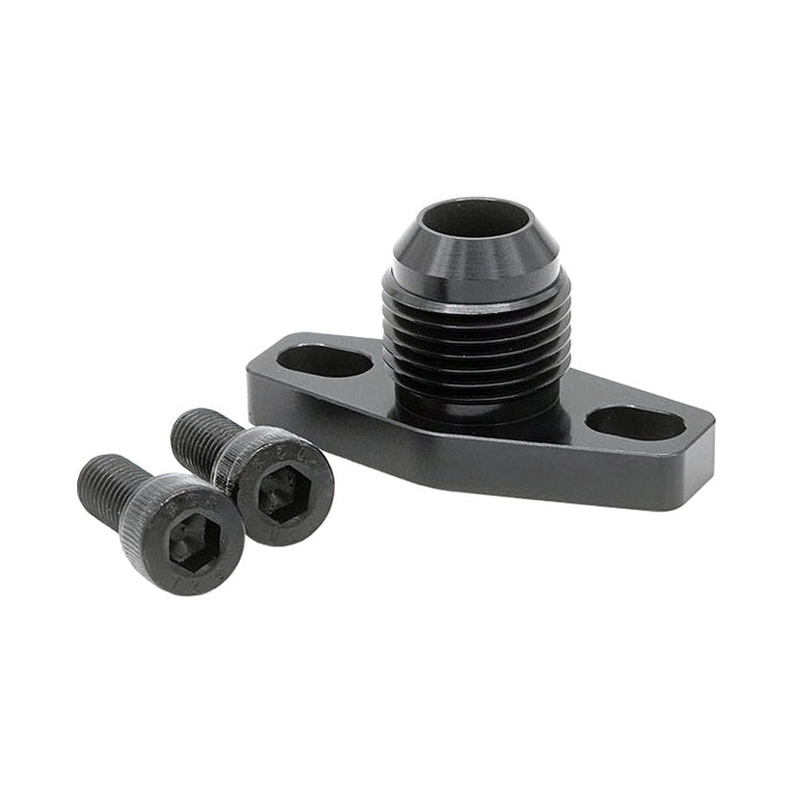 Oil Drain Flange -10AN Male Flare with O-Ring Style Seating Surface (1.500" - 1.750" Bolt Circle)