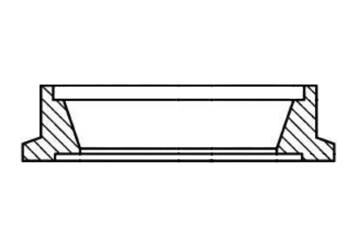 Inlet Flange for TiAL 38mm MV-S Wastegate 304 Stainless