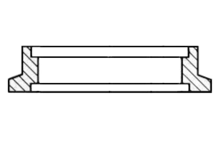 Outlet Flange for TiAL 38mm MV-S Wastegate 304 Stainless