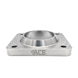 Transition Turbo Flange - Undivided T4 to Single 2.500" OD Tube - 304 Stainless