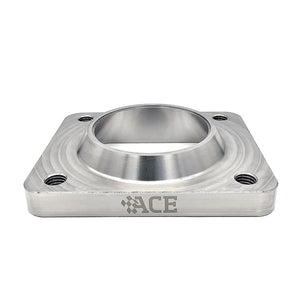 Transition Turbo Flange - Undivided T4 to Single 2.500" OD Tube - 304 Stainless