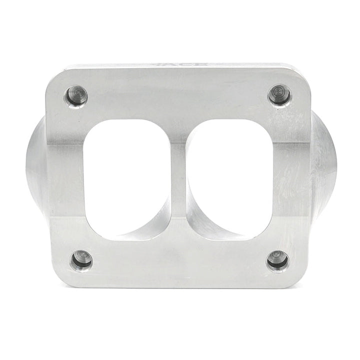 Transition Turbo Flange - Divided T4 to Dual 2.500" OD Tube - 304 Stainless