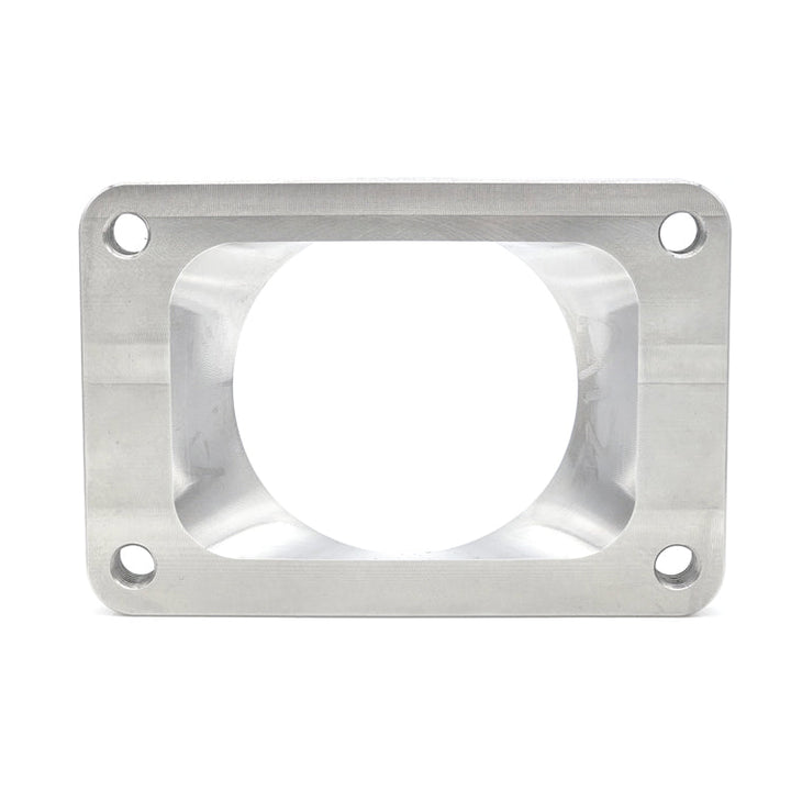 Transition Turbo Flange - Undivided T6 to Single 3.000" OD Tube - 304 Stainless