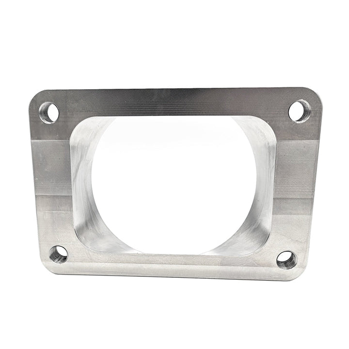 Transition Turbo Flange - Undivided T6 to Single 3.500" OD Tube - 304 Stainless