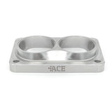 Transition Turbo Flange - Divided T6 to Dual 2.250" OD Tube - 304 Stainless