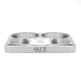 Transition Turbo Flange - Divided T6 to Dual 2.250" OD Tube - 304 Stainless