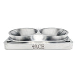 Transition Turbo Flange - Divided T6 to Dual 2.500" OD Tube - 304 Stainless