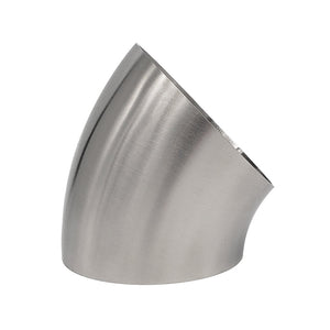 2.250" OD x 0.039" (1mm) Tight Radius 45° Mandrel Bend - (2.475" CLR) - CP1 Titanium
