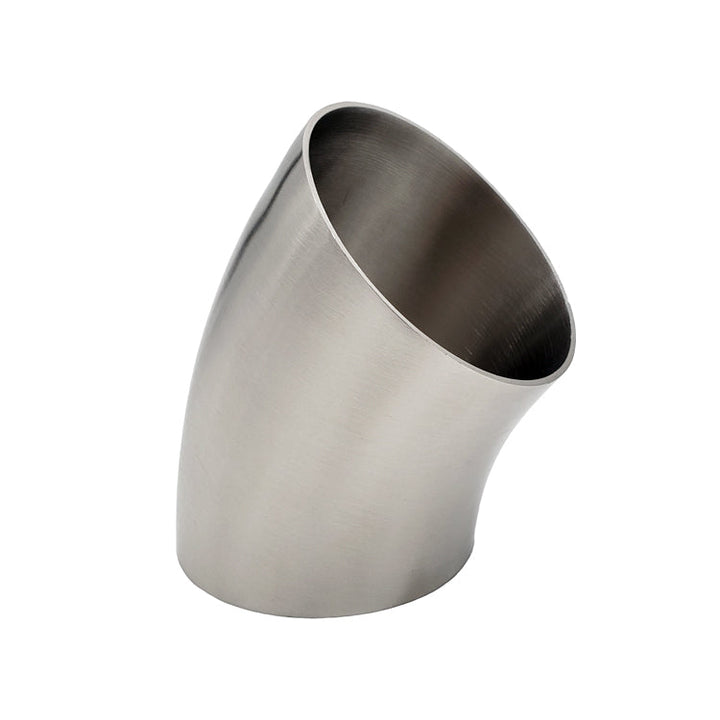 3.000" 16ga 45° Mandrel Bend - (4.500" CLR) - Brushed Finish - 304 Stainless