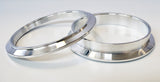 4.000" V-Band "Male + O-Ring" Flange (0.375" Overall Thickness) 6061 Aluminum