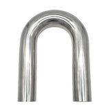 2.250" OD 16ga 180° Mandrel Bend - Polished OD - 6061 Aluminum - (3.375" CLR / 6.000" Legs)