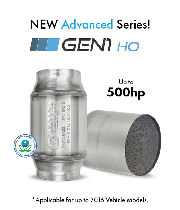 G-Sport Gen1 HO EPA Compliant Catalytic Converter - 2.500