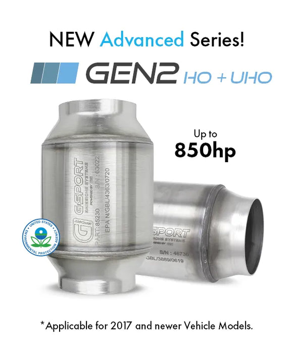 G-Sport Gen2 UHO EPA Compliant Catalytic Converter - 3.000
