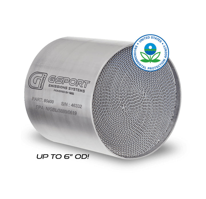 G-Sport Gen2 EPA Compliant Catalytic Converter Core - 5.000" Body x 4.000" Long (85500)