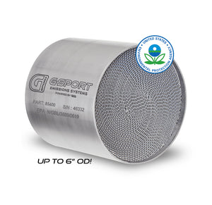G-Sport Gen2 EPA Compliant Catalytic Converter Core - 4.000" Body x 4.000" Long (50200)