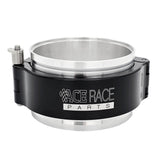 HD Clamp Assembly for 4.000" OD Tubing - Black Clamp, Aluminum Flanges