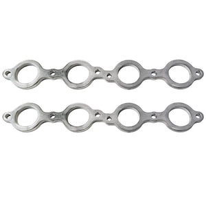 Exhaust Manifold Flange for GM LS1 / LS2 / LS3 / LS6 / LS9  (Set of 2 Flanges) 304 Stainless