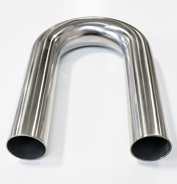 3.000" x 0.047" 180° Mandrel Bend CP2 Titanium - (4.500" CLR / 6.000" Legs)
