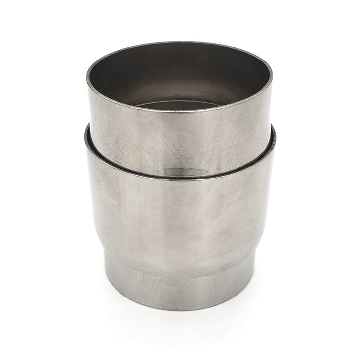 3.000" OD Double Slip Joint Adapter - Polished OD - 304 Stainless