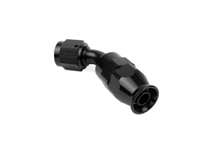 RaceFlux: PTFE 45-DEGREE Hose End Fitting, Aluminum, -6AN