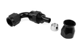 RaceFlux: PTFE 90-DEGREE Hose End Fitting, Aluminum, -6AN