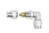 RaceFlux: PTFE 90-DEGREE Double Swivel Hose End Fitting, Steel
