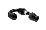 RaceFlux: PTFE 180-DEGREE Hose End Fitting, Aluminum, -6AN