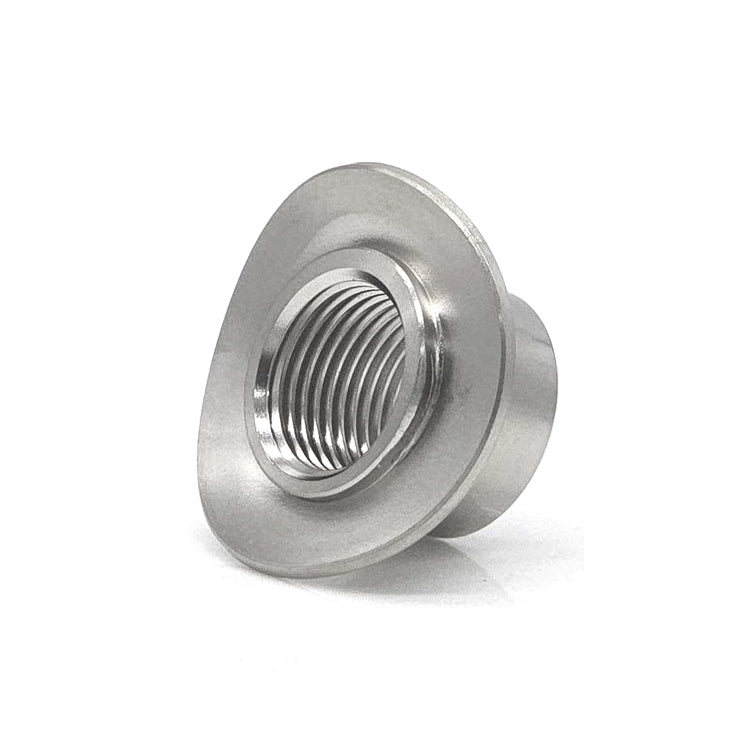 Integra O2 Bung M18 x 1.5 O2 Sensor Bung - Saddle Style - CP2 Titanium – K2 Fabrication