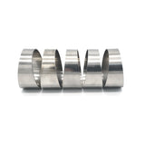 3.000" OD x 0.039" (1mm) Long Radius (1.5D) Pie Cut CP1 Titanium (45° Bend - 5 Pieces Total)