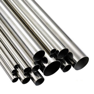 1.750" OD x 16ga (0.065") Round Tube - Polished OD - 304 Stainless - 2 Foot Length