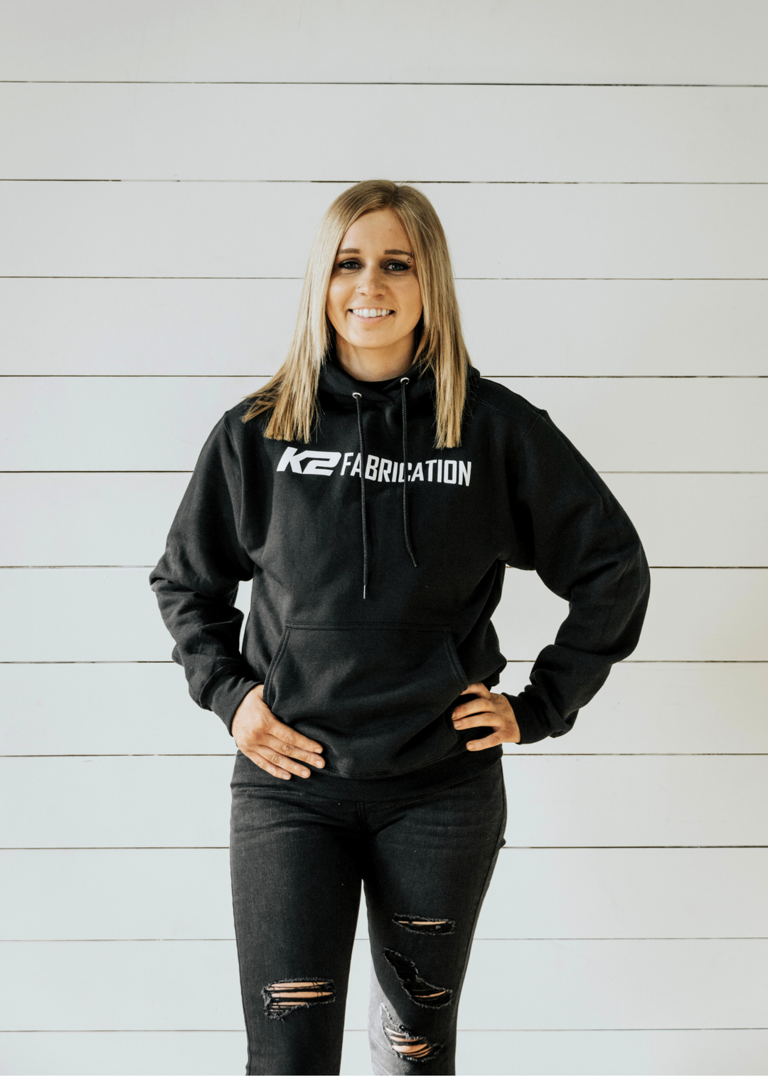 K2 Fab Checkered Logo Hoodie