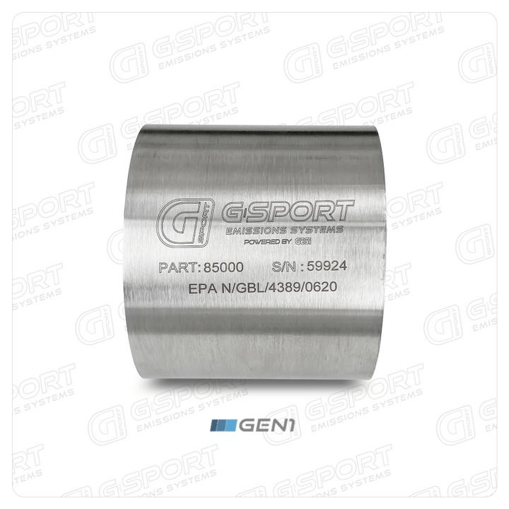 G-Sport Gen1 UHO EPA Compliant Catalytic Converter Core - 4.500" Body x 4.000" Long (85002)